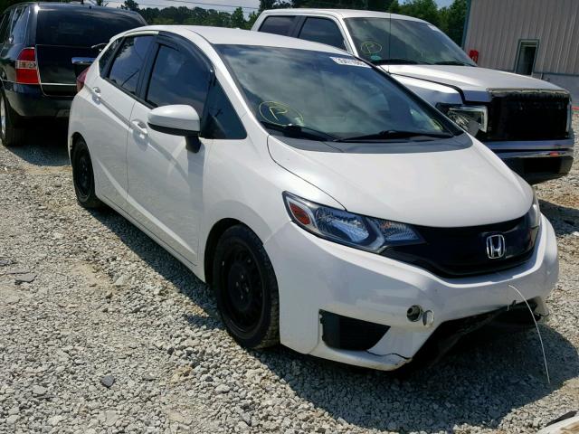 3HGGK5H59FM753314 - 2015 HONDA FIT LX WHITE photo 1