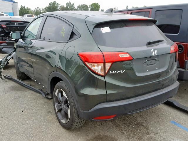 3CZRU5H52JG706290 - 2018 HONDA HR-V EX GREEN photo 3