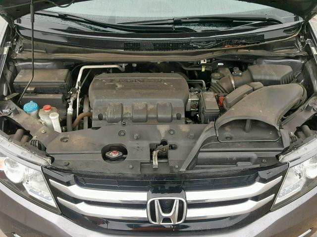 5FNRL5H42FB028363 - 2015 HONDA ODYSSEY EX GRAY photo 7