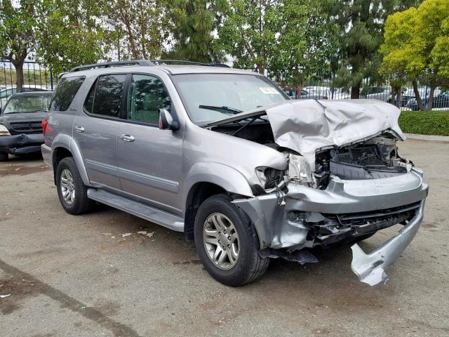 5TDZT38A25S251524 - 2005 TOYOTA SEQUOIA LI SILVER photo 1