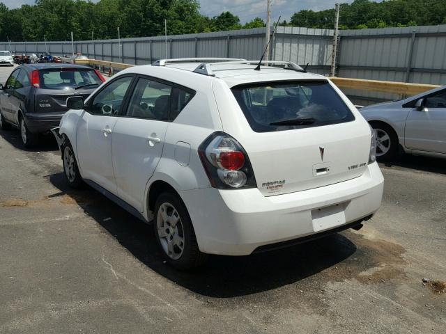 5Y2SM67019Z434362 - 2009 PONTIAC VIBE WHITE photo 3