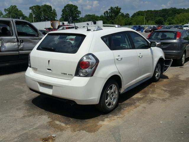 5Y2SM67019Z434362 - 2009 PONTIAC VIBE WHITE photo 4