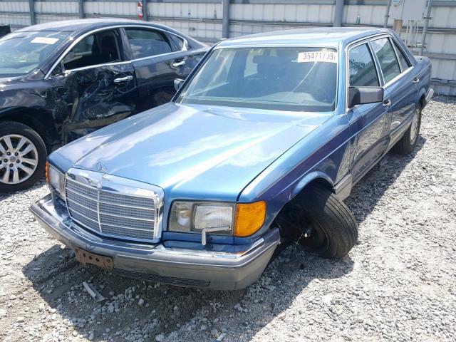 WDBCA35D3GA249225 - 1986 MERCEDES-BENZ 420 SEL BROWN photo 2