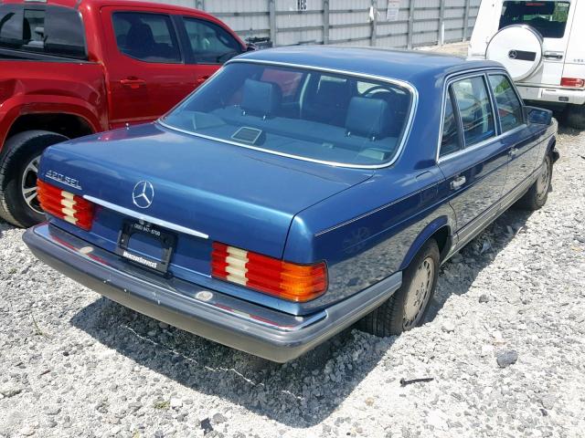 WDBCA35D3GA249225 - 1986 MERCEDES-BENZ 420 SEL BROWN photo 4