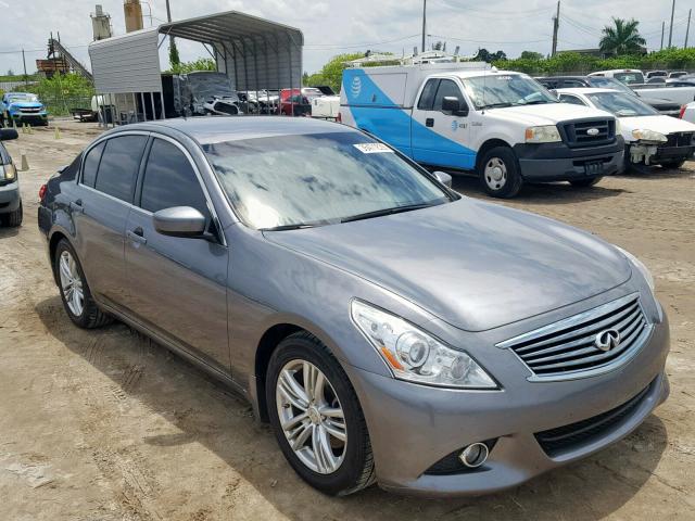 JN1CV6AP2DM304042 - 2013 INFINITI G37 BASE SILVER photo 1