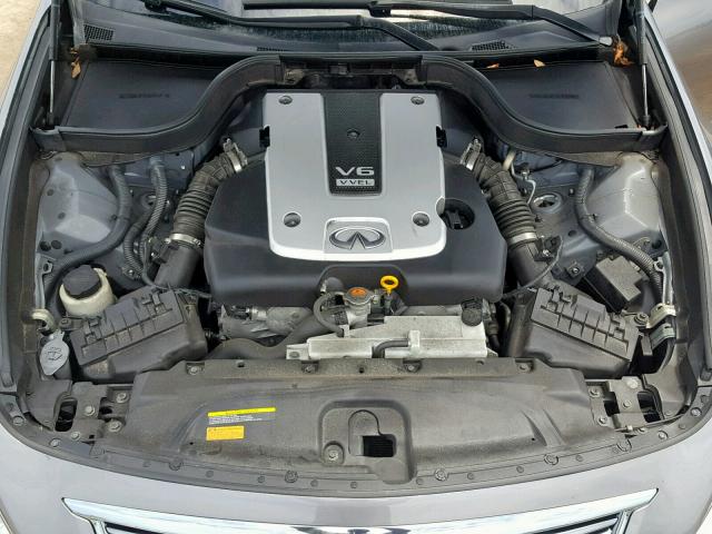 JN1CV6AP2DM304042 - 2013 INFINITI G37 BASE SILVER photo 7