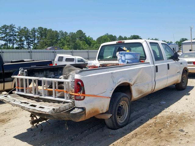 1FTNW20F23EA63239 - 2003 FORD F250 SUPER WHITE photo 4