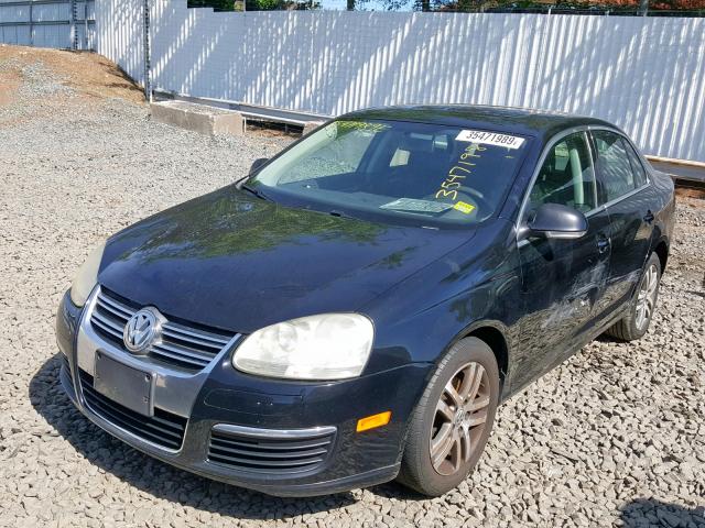 3VWSG71K56M749389 - 2006 VOLKSWAGEN JETTA 2.5 BLACK photo 2