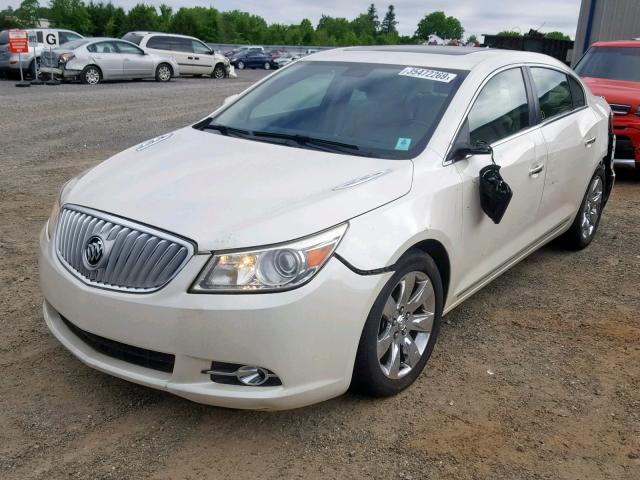 1G4GD5EG8AF177718 - 2010 BUICK LACROSSE C WHITE photo 2