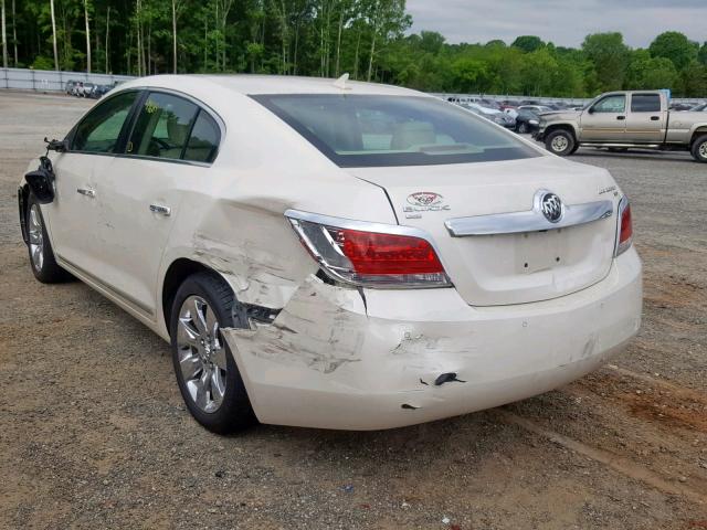 1G4GD5EG8AF177718 - 2010 BUICK LACROSSE C WHITE photo 3