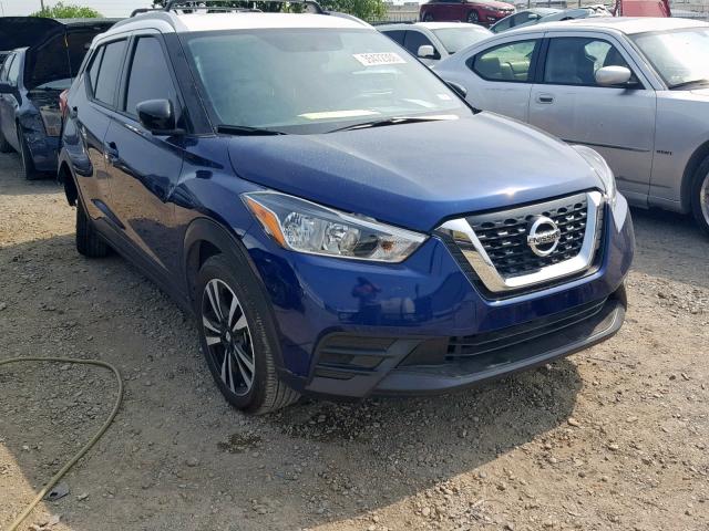 3N1CP5CUXJL525479 - 2018 NISSAN KICKS S BLUE photo 1