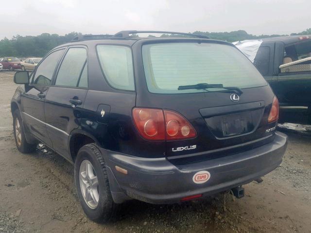 JT6GF10UXY0051191 - 2000 LEXUS RX 300 BLACK photo 3