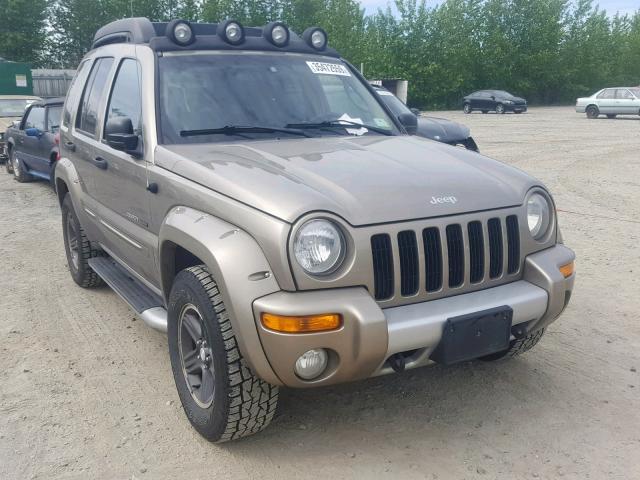 1J4GL38K33W647954 - 2003 JEEP LIBERTY RE BEIGE photo 1