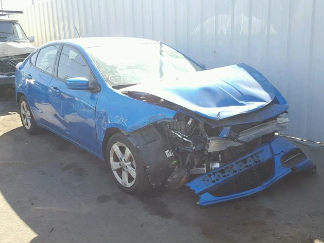 1C3CDFBB8FD406830 - 2015 DODGE DART SXT BLUE photo 1