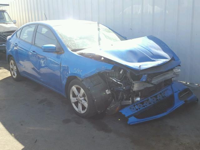 1C3CDFBB8FD406830 - 2015 DODGE DART SXT BLUE photo 9