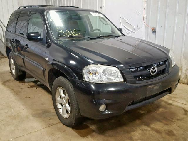 4F2CZ94196KM16426 - 2006 MAZDA TRIBUTE S BLACK photo 1