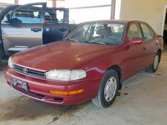 4T1SK12EXNU153644 - 1992 TOYOTA CAMRY LE MAROON photo 2