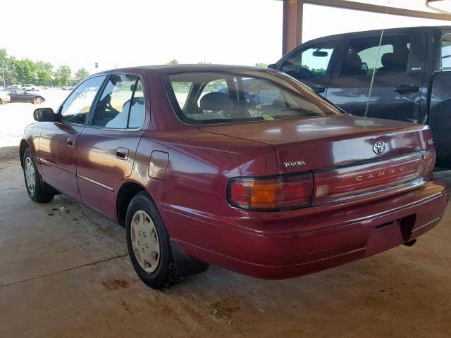 4T1SK12EXNU153644 - 1992 TOYOTA CAMRY LE MAROON photo 3