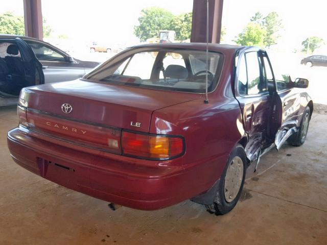 4T1SK12EXNU153644 - 1992 TOYOTA CAMRY LE MAROON photo 4