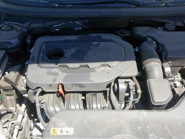 5NPE34AF8HH596142 - 2017 HYUNDAI SONATA SPO BROWN photo 7