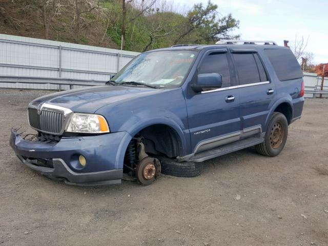 5LMFU28R34LJ31420 - 2004 LINCOLN NAVIGATOR BLUE photo 2