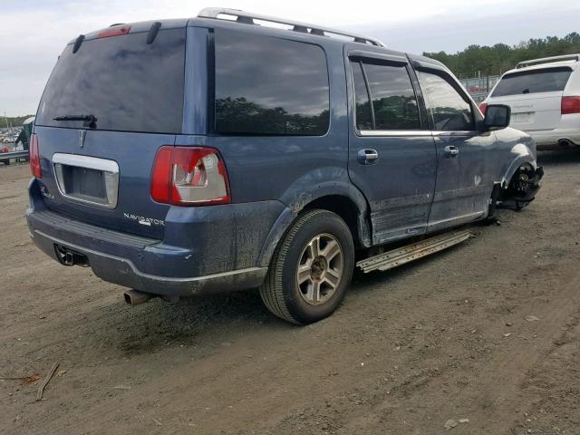 5LMFU28R34LJ31420 - 2004 LINCOLN NAVIGATOR BLUE photo 4