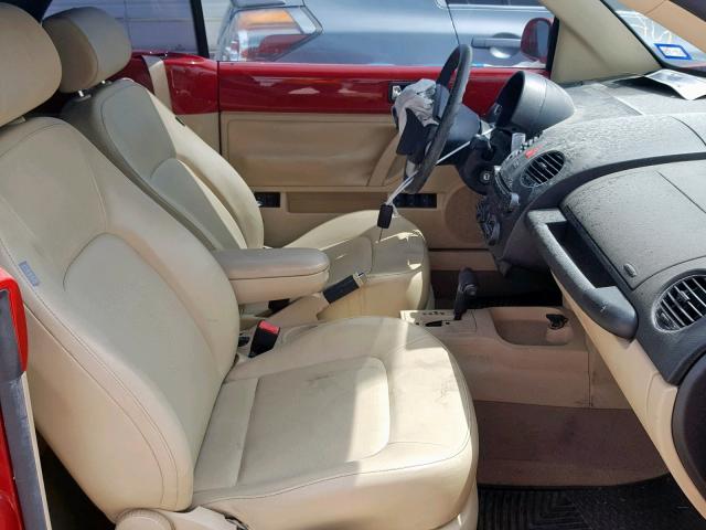 3VWRF31Y77M415266 - 2007 VOLKSWAGEN NEW BEETLE წითელი ფოტო 5