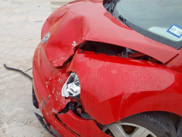 3VWRF31Y77M415266 - 2007 VOLKSWAGEN NEW BEETLE წითელი ფოტო 9