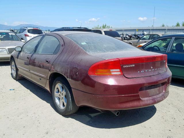 2B3HD56M02H205526 - 2002 DODGE INTREPID E PURPLE photo 3