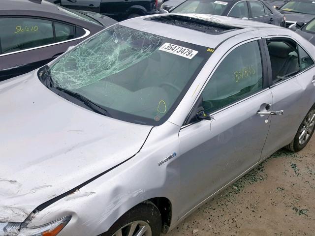 4T1BB3EK6BU133707 - 2011 TOYOTA CAMRY HYBR SILVER photo 9