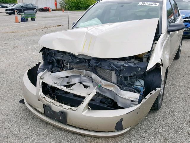 1G8AL54F35Z118791 - 2005 SATURN ION LEVEL TAN photo 9