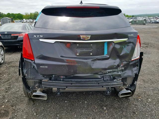 1GYKNERS7HZ282862 - 2017 CADILLAC XT5 PREMIU CHARCOAL photo 9