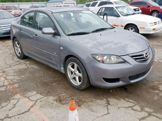 JM1BK323761427805 - 2006 MAZDA 3 S GRAY photo 1