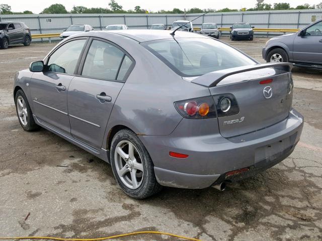 JM1BK323761427805 - 2006 MAZDA 3 S GRAY photo 3