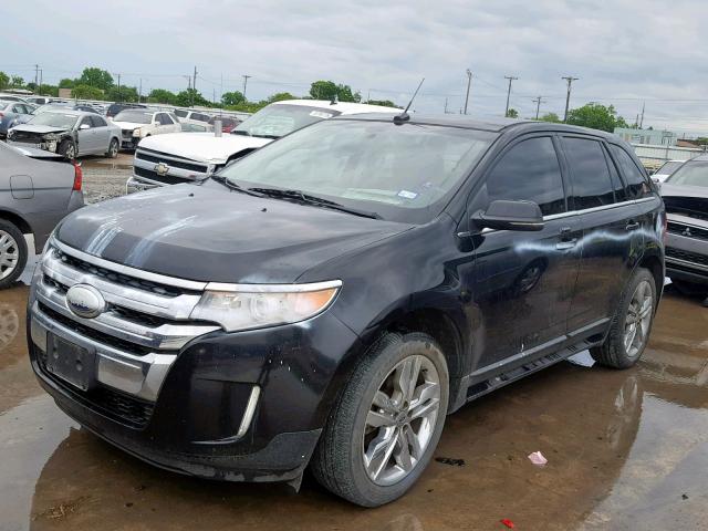 2FMDK3K94DBB05827 - 2013 FORD EDGE LIMIT BLACK photo 2