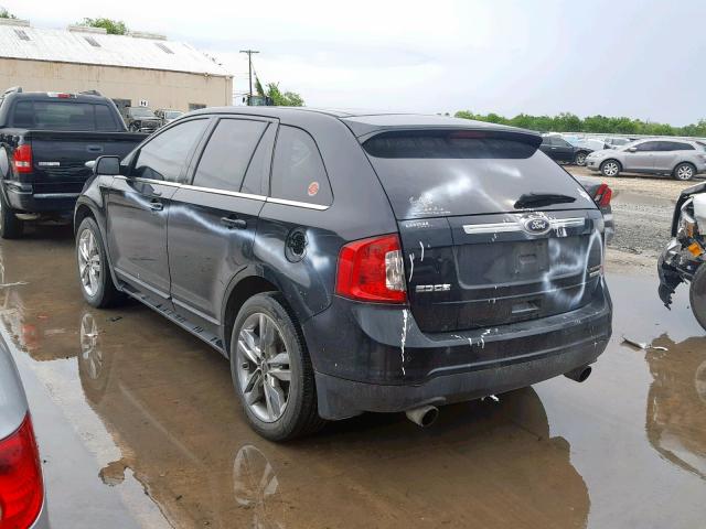 2FMDK3K94DBB05827 - 2013 FORD EDGE LIMIT BLACK photo 3