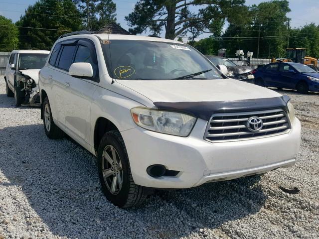 JTEDS41A082002191 - 2008 TOYOTA HIGHLANDER WHITE photo 1