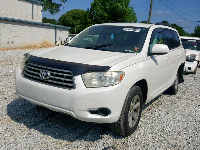 JTEDS41A082002191 - 2008 TOYOTA HIGHLANDER WHITE photo 2