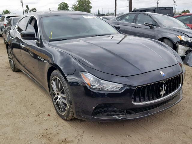 ZAM57XSA3F1146326 - 2015 MASERATI GHIBLI BLACK photo 1