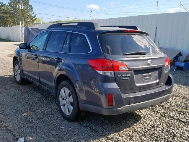 4S4BRBKC8A3327145 - 2010 SUBARU OUTBACK 2. GRAY photo 3