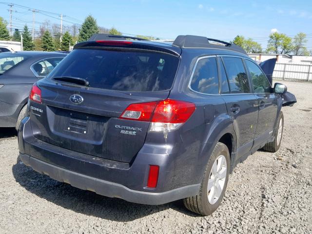 4S4BRBKC8A3327145 - 2010 SUBARU OUTBACK 2. GRAY photo 4