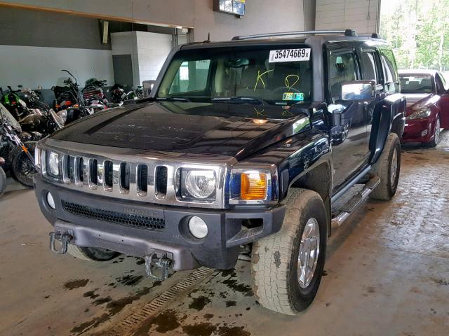 5GTDN136568305487 - 2006 HUMMER H3 BLACK photo 2