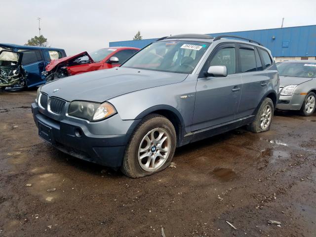 WBXPA73465WC45303 - 2005 BMW X3 2.5I  photo 2