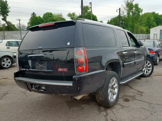 1GKFK66848J169548 - 2008 GMC YUKON XL D BLACK photo 4