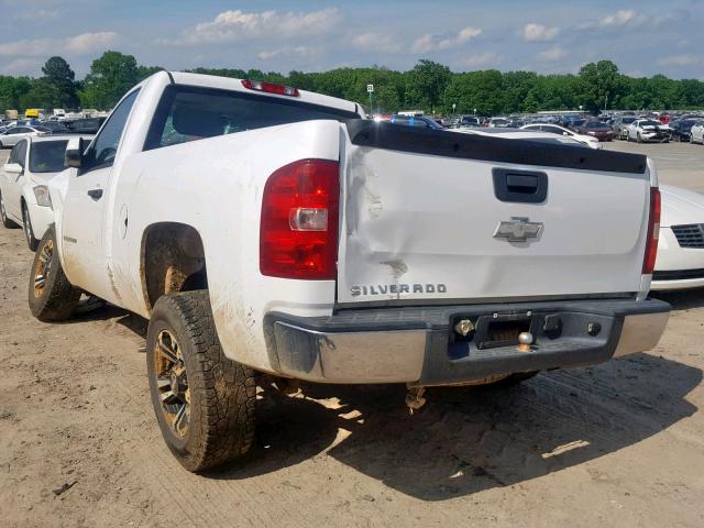 1GCEC14C79Z189908 - 2009 CHEVROLET SILVERADO WHITE photo 3