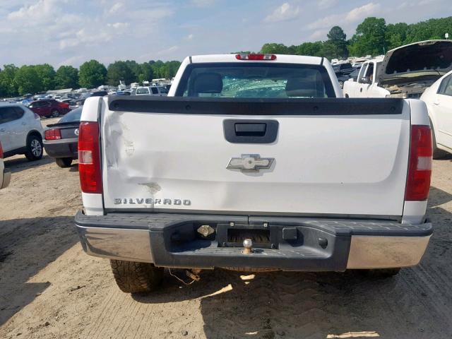 1GCEC14C79Z189908 - 2009 CHEVROLET SILVERADO WHITE photo 6