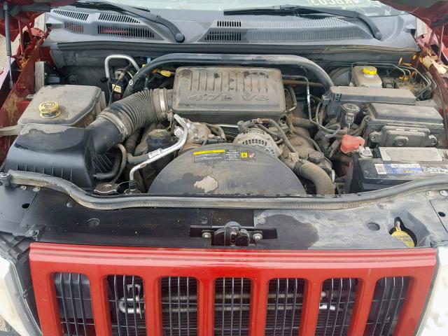 1J8HG48N36C304042 - 2006 JEEP COMMANDER 红色 照片 7