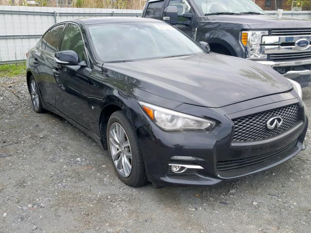 JN1BV7AR2EM690420 - 2014 INFINITI Q50 BASE BLACK photo 1