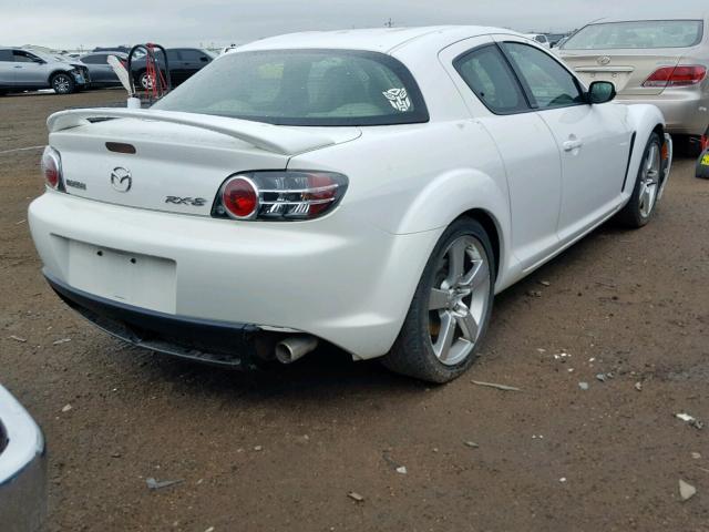 JM1FE173360203605 - 2006 MAZDA RX8 WHITE photo 4