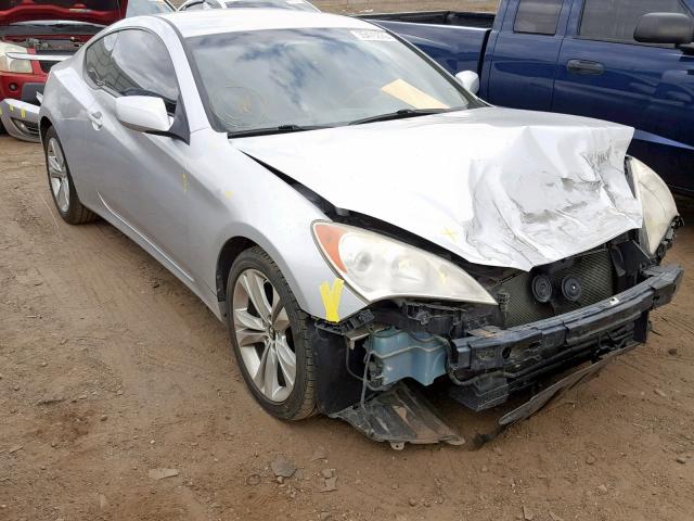 KMHHU6KH1AU012788 - 2010 HYUNDAI GENESIS CO SILVER photo 1